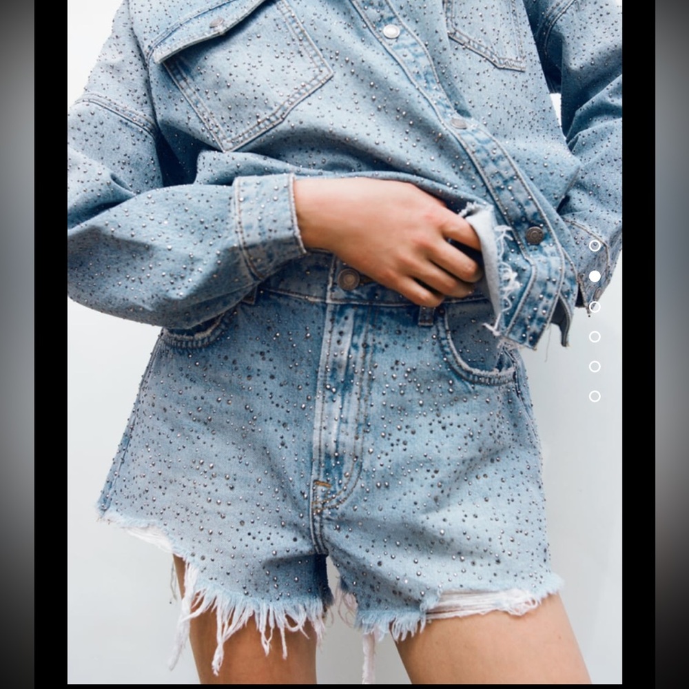 ZW the rhinestone ripped blinged